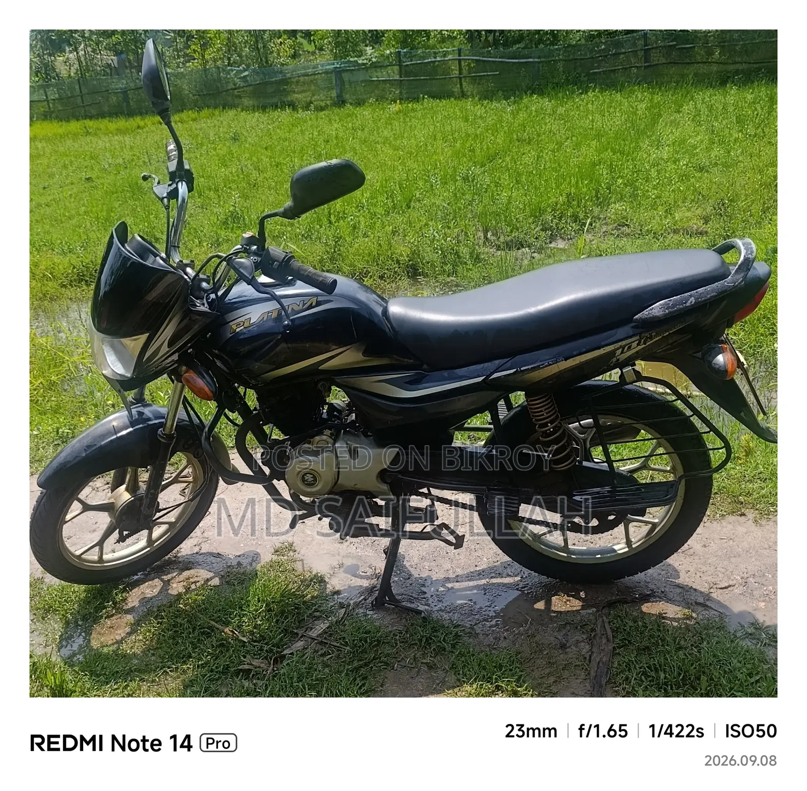 Bajaj Platina 100 2019 Black
