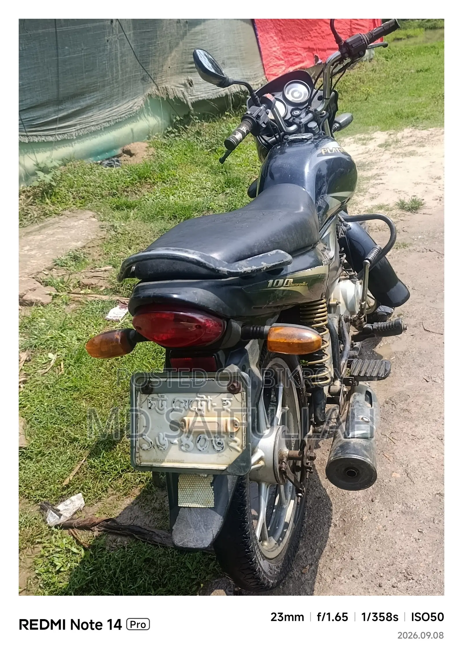 Bajaj Platina 100 2019 Black