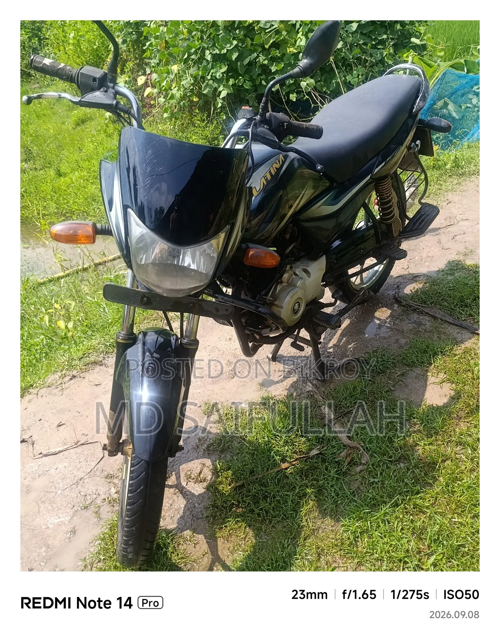 Bajaj Platina 100 2019 Black