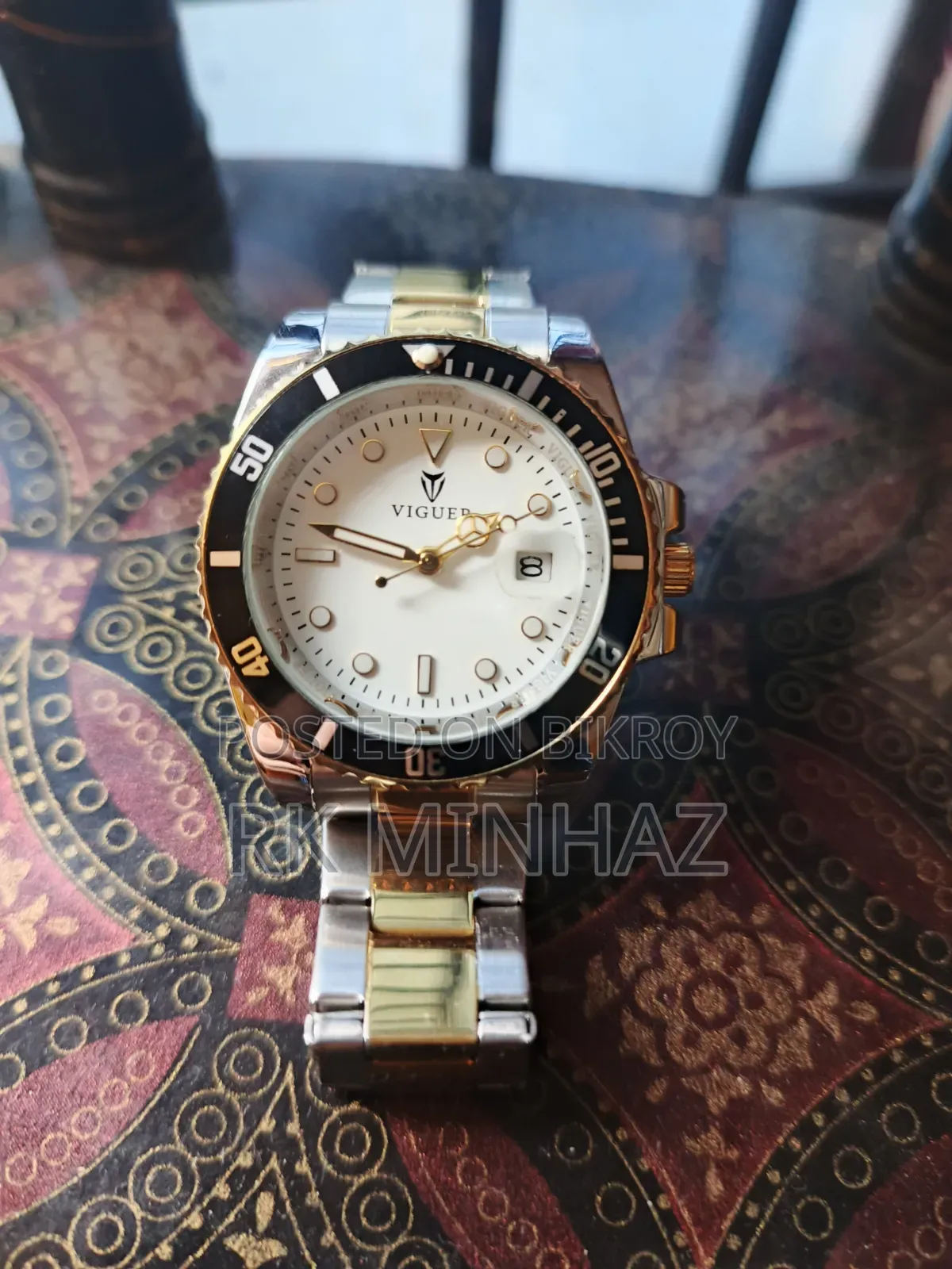 Viguer Stainless Steel Water Resistant Watch
