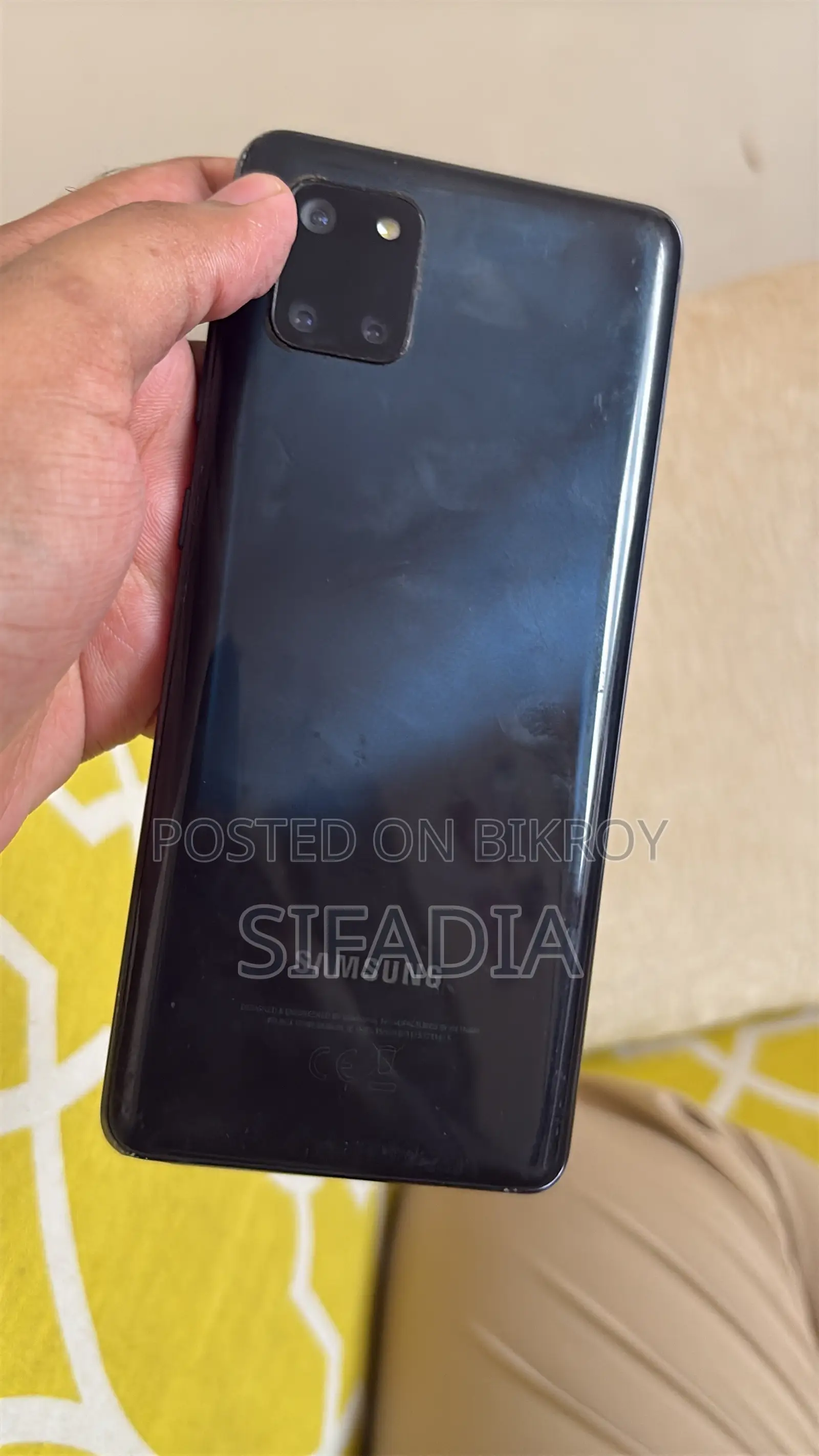 স্যামসাং গ্যালাক্সি নোট ১০ লাইট ১২৮ জিবি ব্ল্যাক