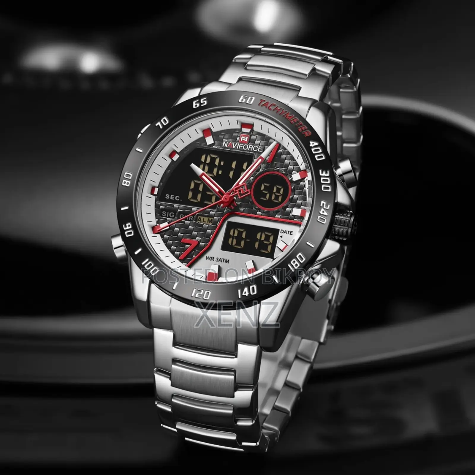 NAVIFORCE NF9171 Silver Watch for Men