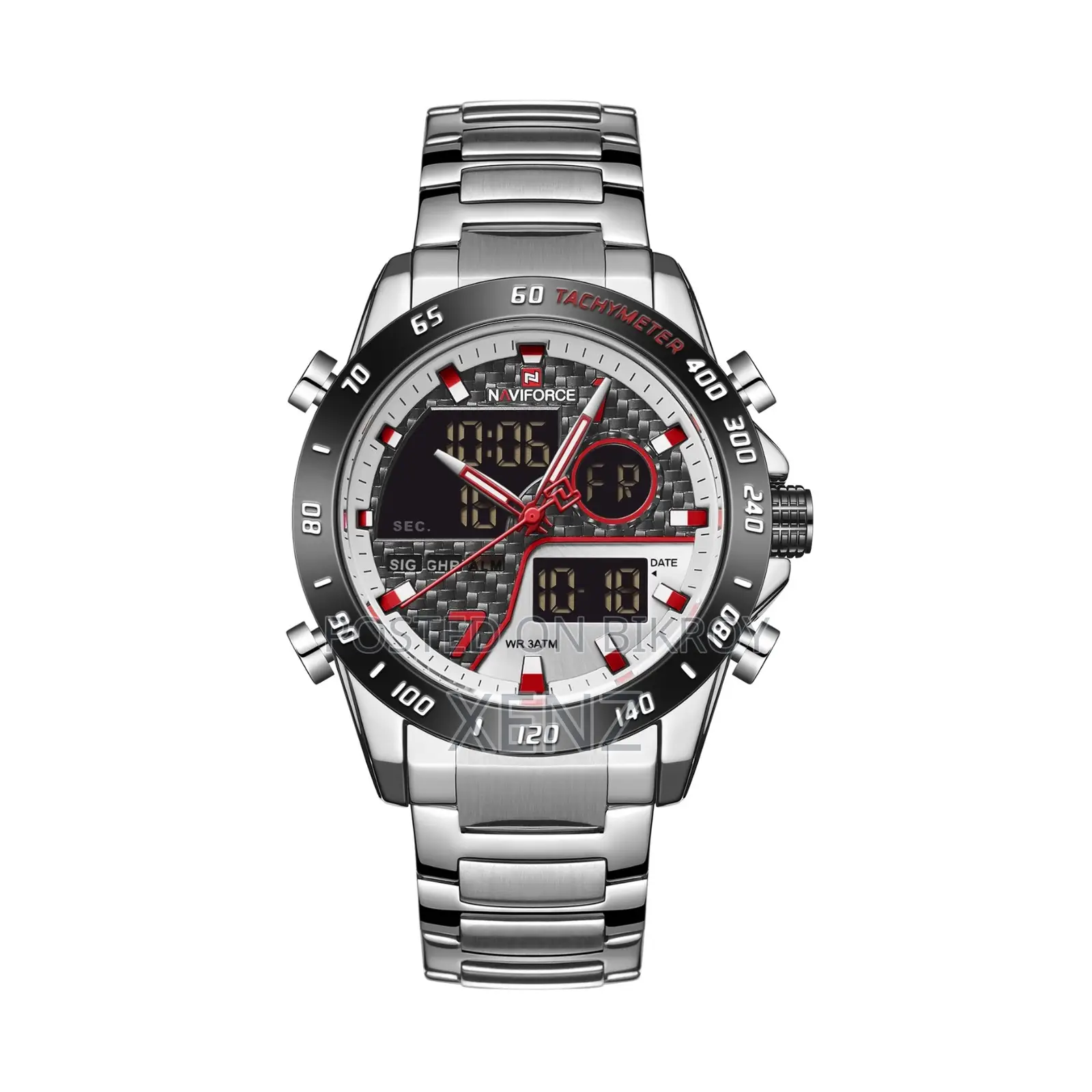 NAVIFORCE NF9171 Silver Watch for Men