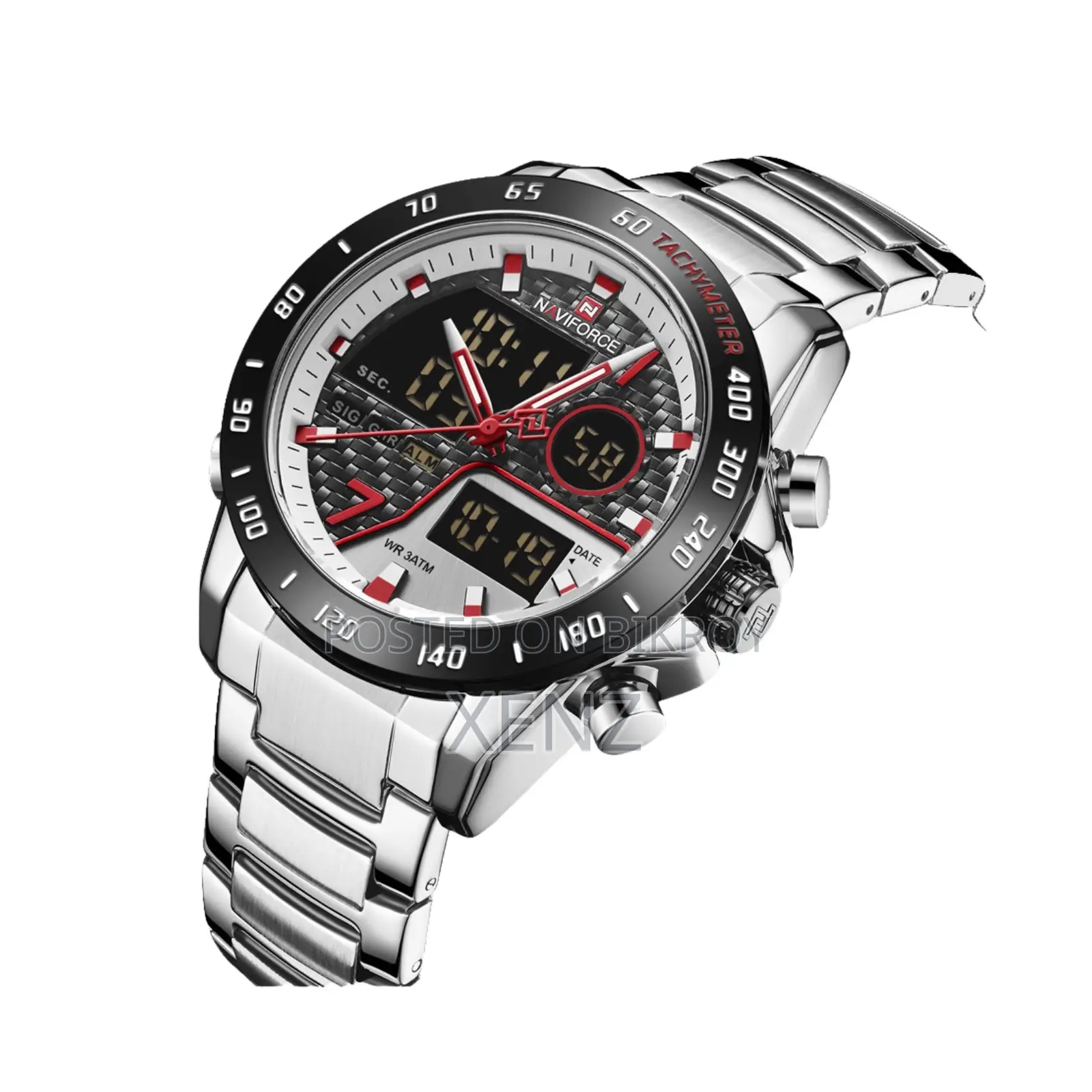 NAVIFORCE NF9171 Silver Watch for Men