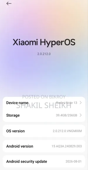 Xiaomi Redmi Note 13 256 GB Green