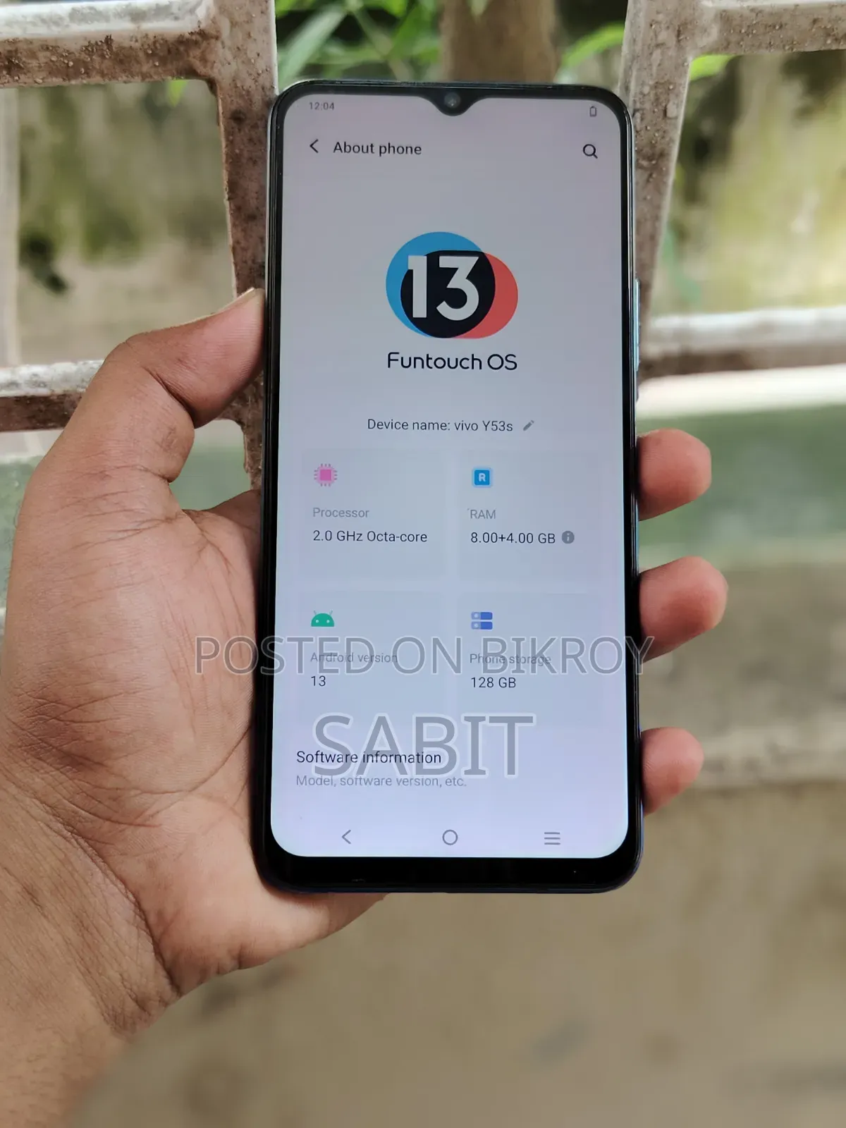 Vivo Y53s 128 GB Blue