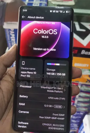 Oppo Reno 256 GB Gray