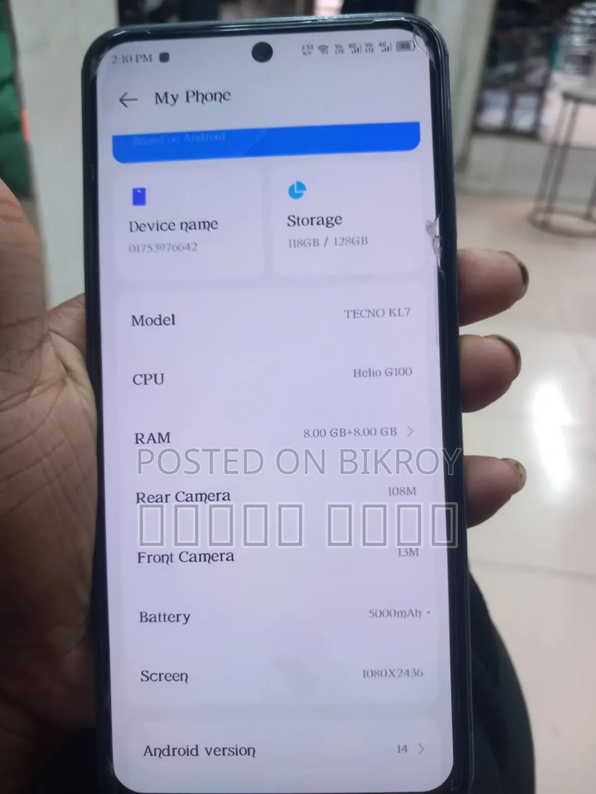 Tecno Spark 30 Pro 128 GB Black