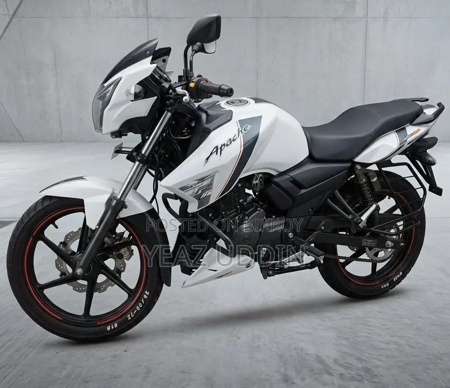 TVS Apache RTR 160 2V 2016 White