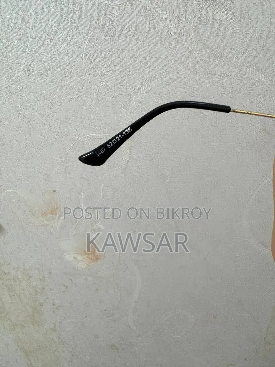 Ray-Ban Gold Frame Aviator Sunglasses for Men
