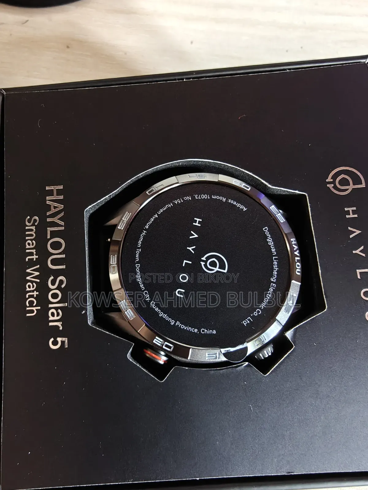 Smartwatch Haylou Solar 5