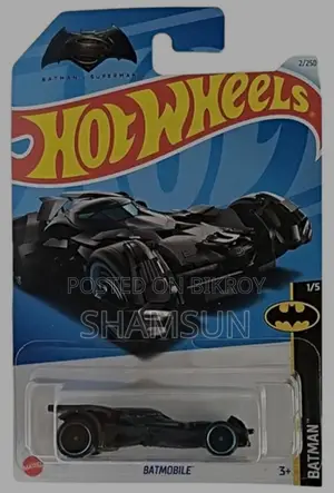 Hotwheels (BATMOBILE).Made in Malaysia 2015