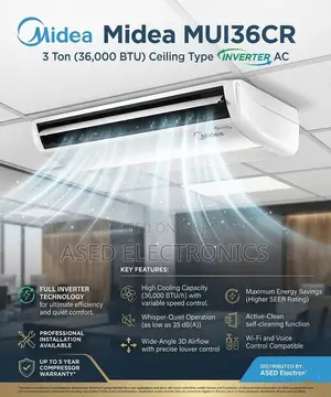 Midea MUI36CR 3 Ton Ceiling Type Inverter AC