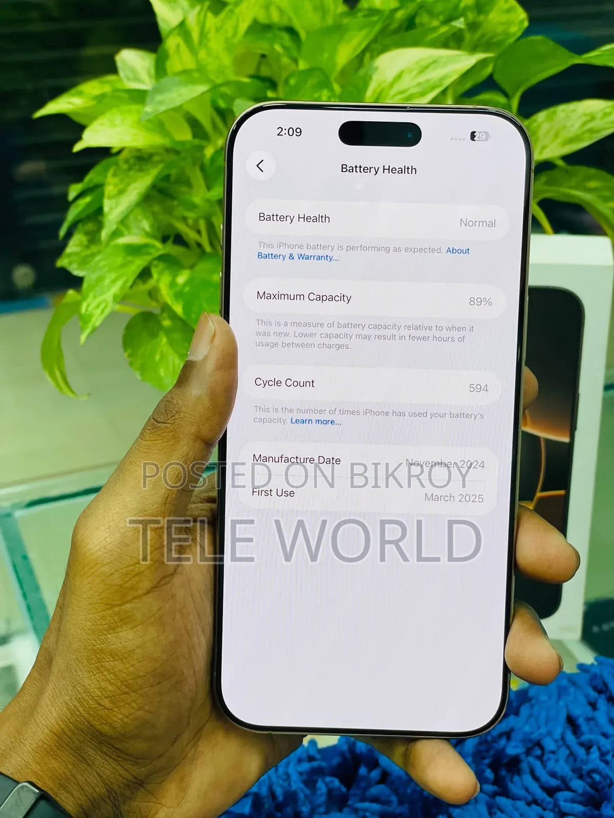 Apple iPhone 16 Pro Max 256 GB Gold
