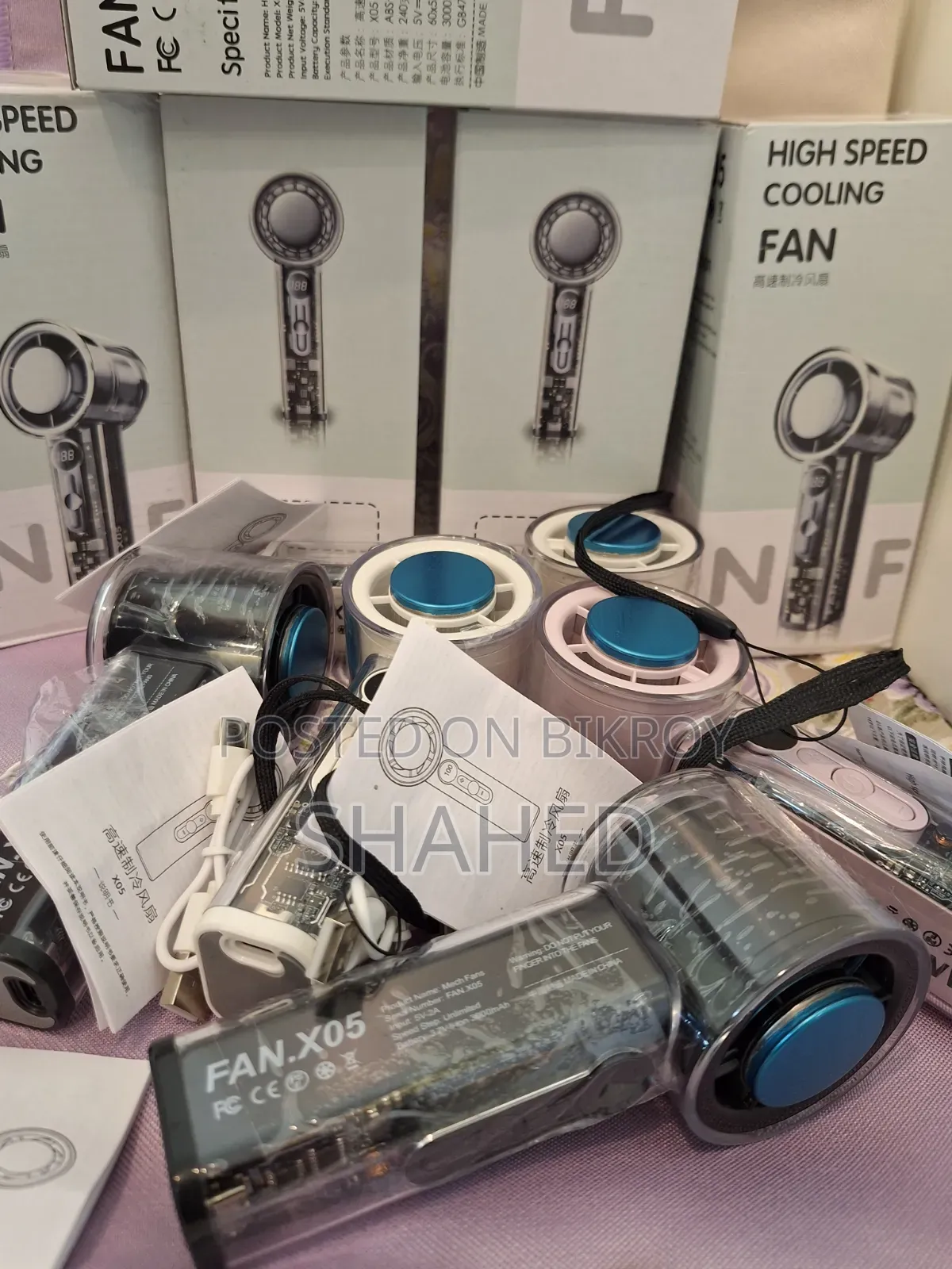 Turbo X05 High-Speed Hand Cooling Fan