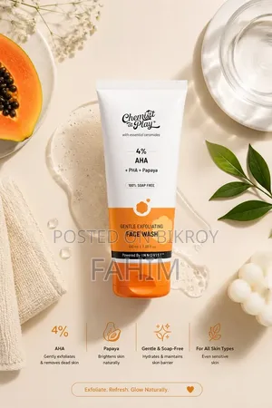 Chemist at Play 4% AHA Gentle Exfoliating Face Wash