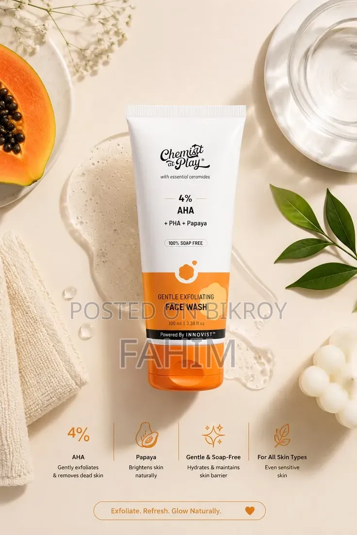 Chemist at Play 4% AHA Gentle Exfoliating Face Wash