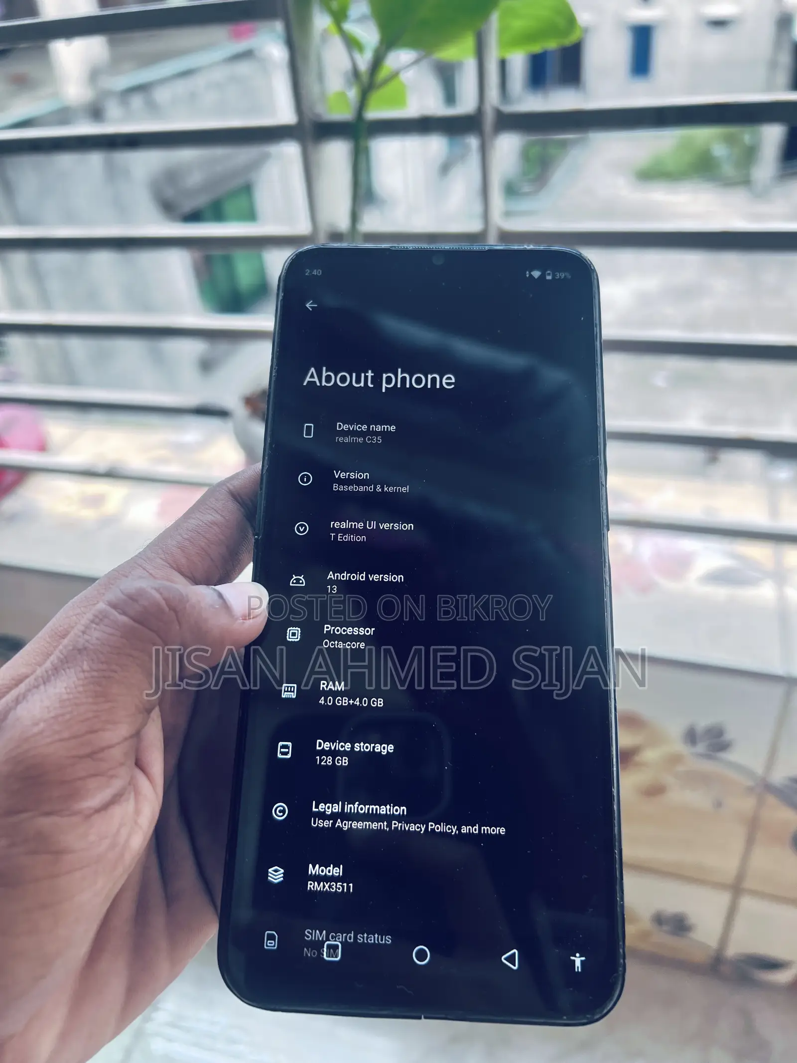 Realme C35 128 GB Black