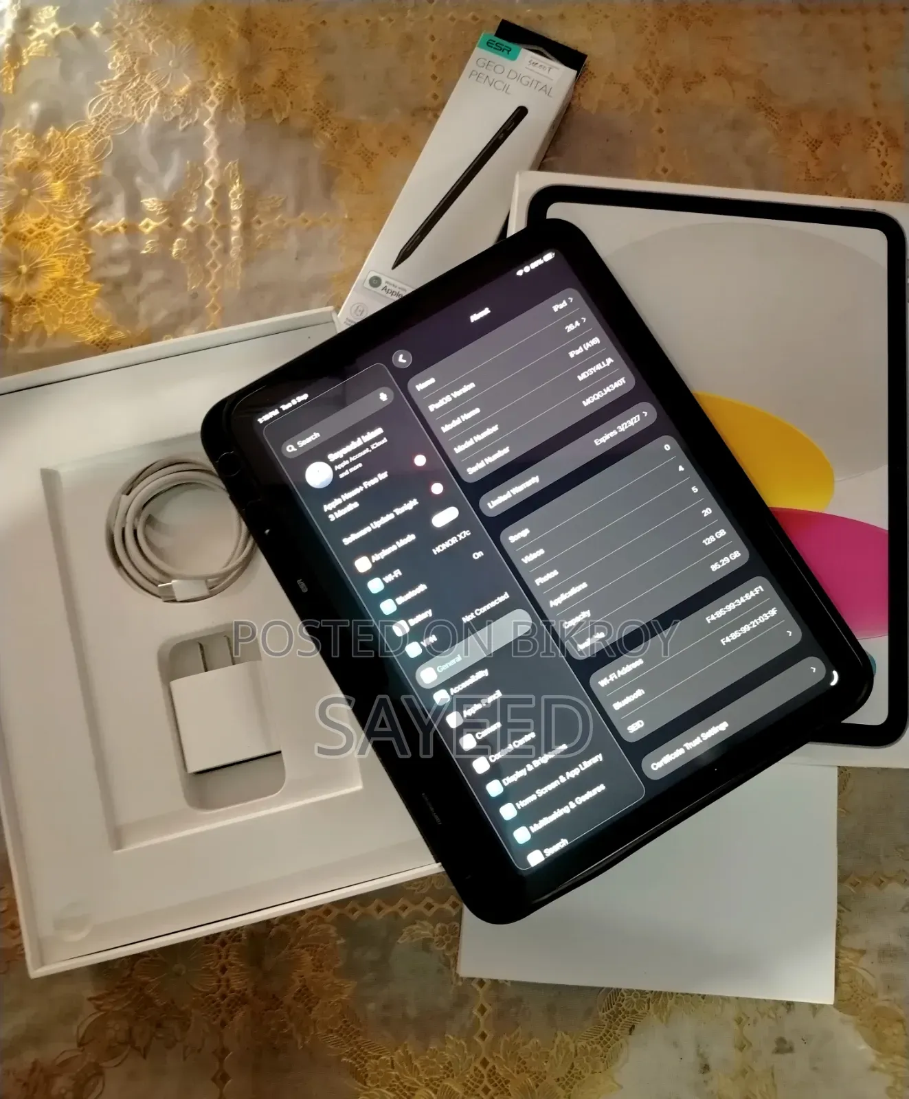 New Apple iPad (2025) 128 GB Gray