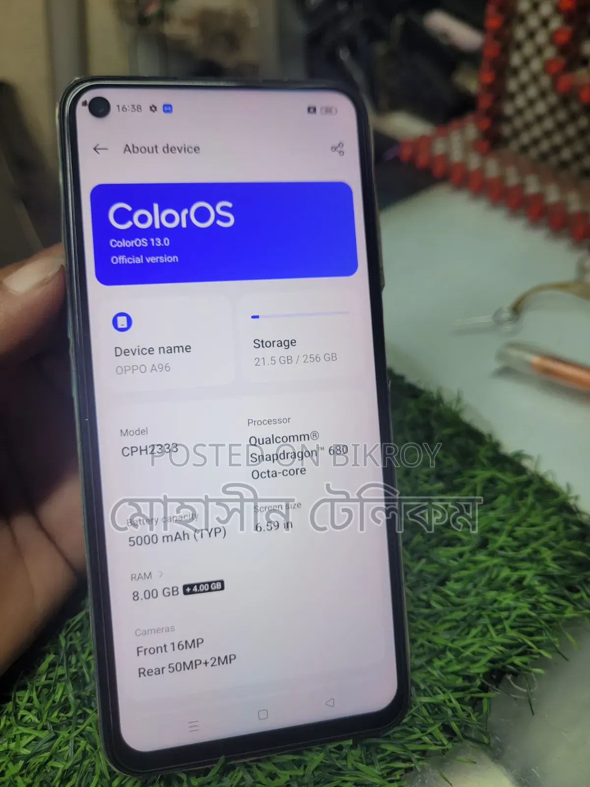 Oppo A96 256 GB White