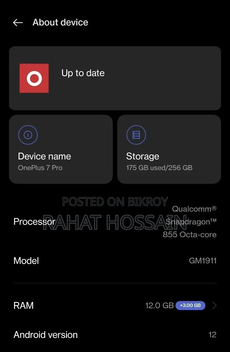 OnePlus 7 Pro 256 GB Blue