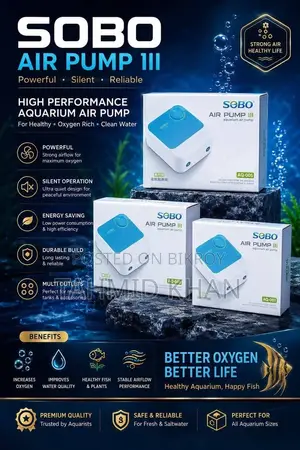 SOBO AQ005 Silent Airpump (Brand New)