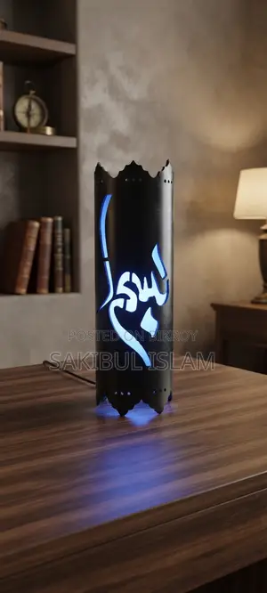 পিভিসি পাইপের টেবিল ল্যাম্প!