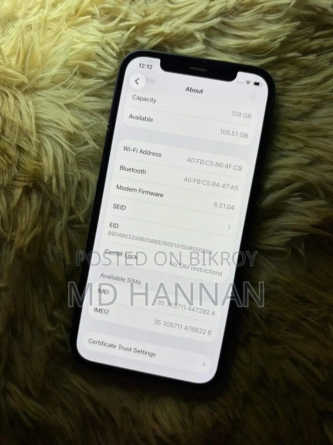 Apple iPhone 12 128 GB White