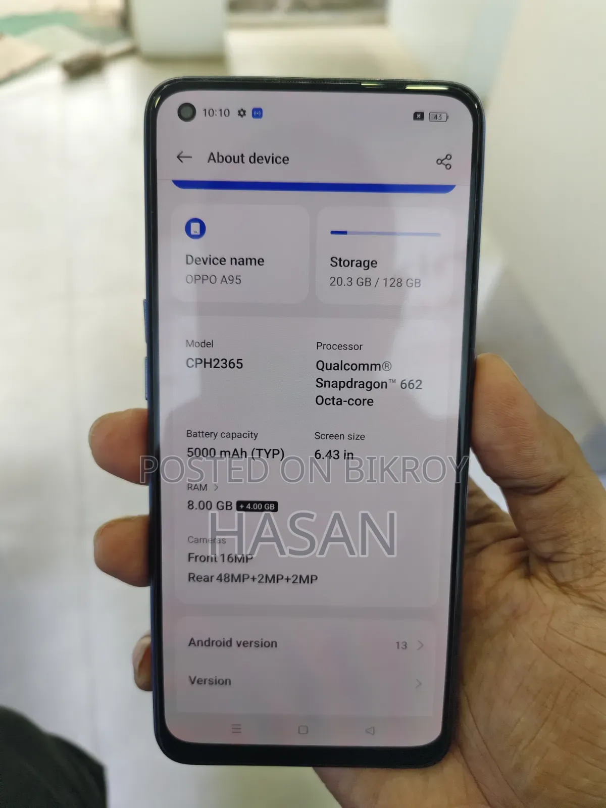 Oppo A95 128 GB White