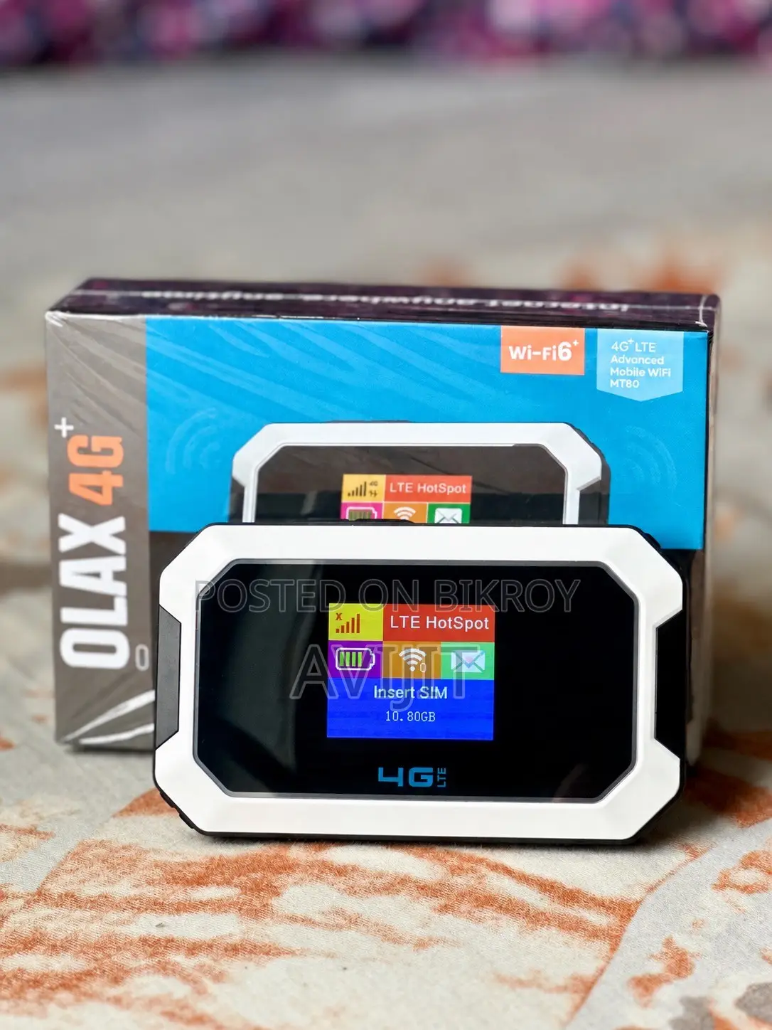 OLAX 4G+ Pocket Router | Wi-Fi 6 | 3000mAh