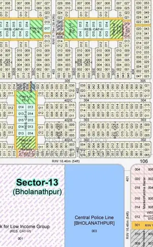 300ft Expressway 3 Katha West at Sector-13