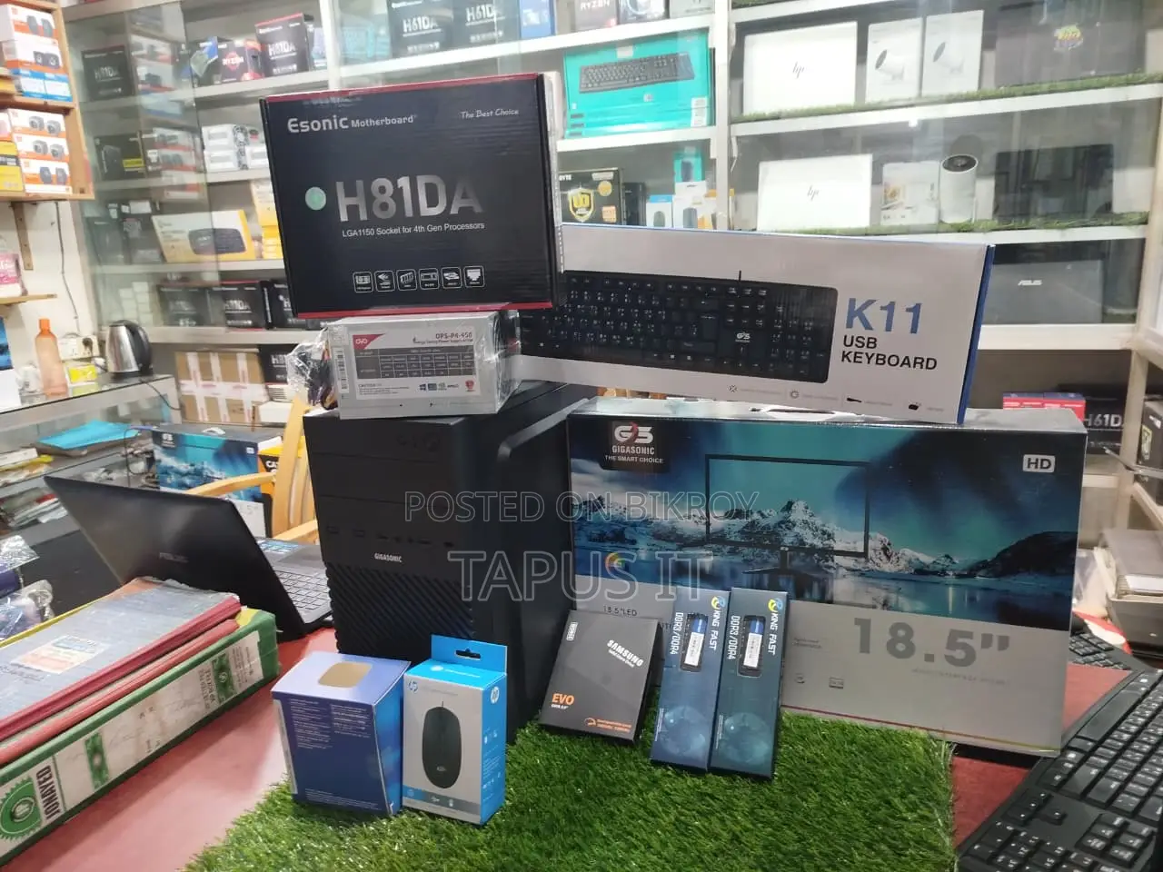 New Desktop Computer 16GB Intel Core I7 SSD 256GB