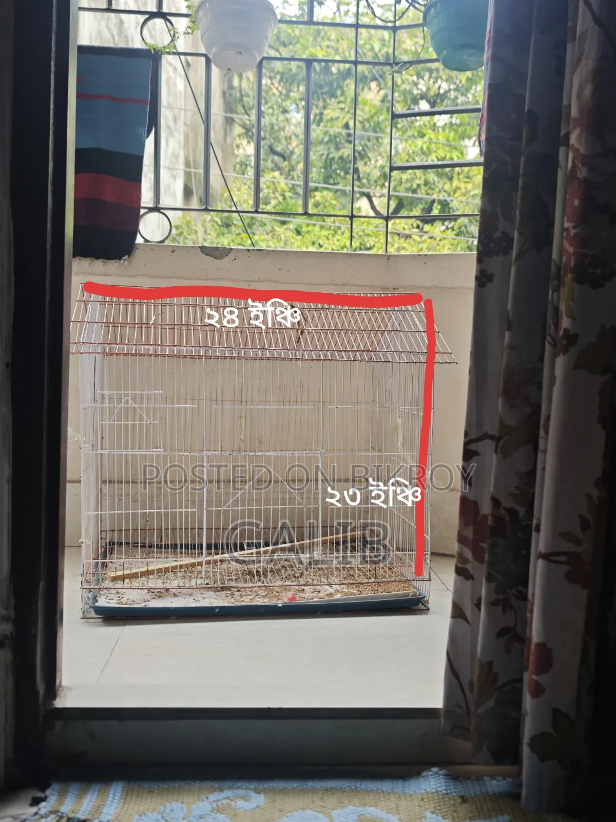 খাচা ২৪/২৩ ইঞ্চি বড় সাইজ