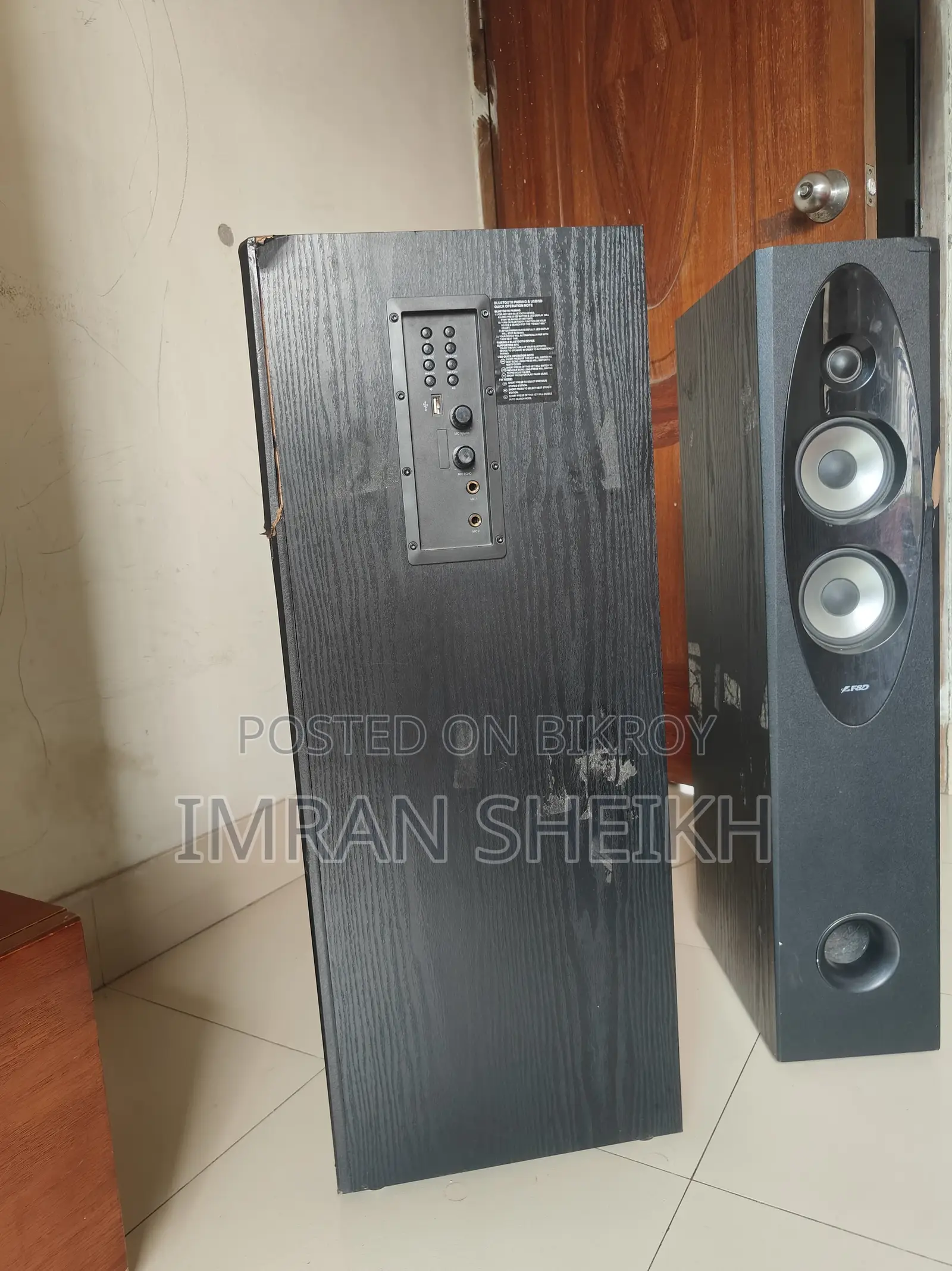 F D T60x Pro Bluetooth Tower Speaker
