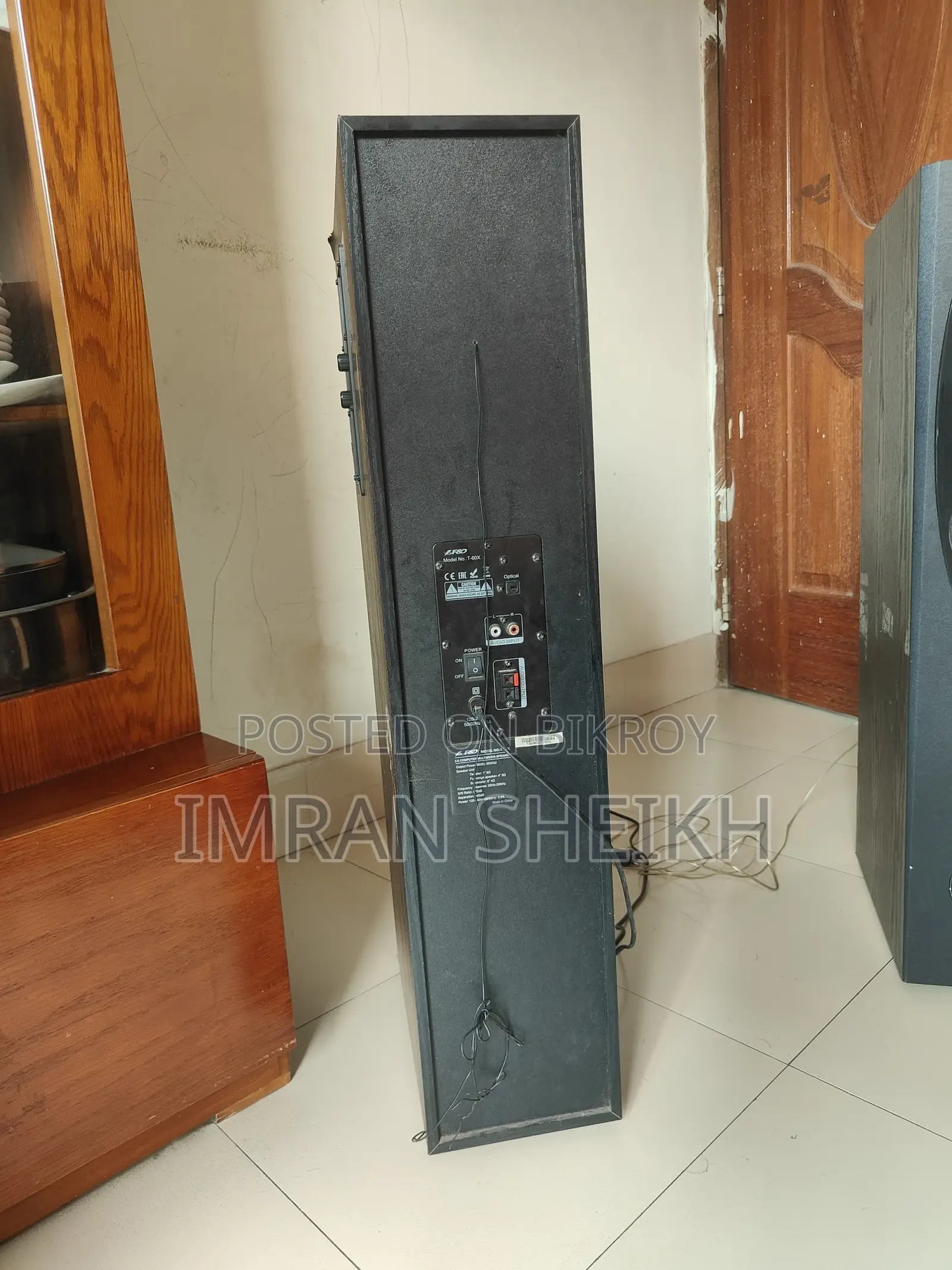 F D T60x Pro Bluetooth Tower Speaker