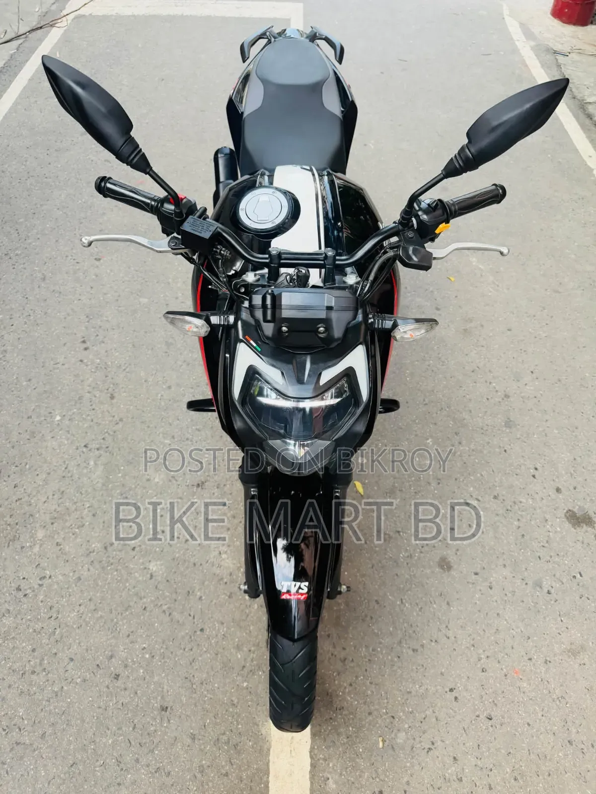 TVS Apache RTR 160 4V 2023 Black