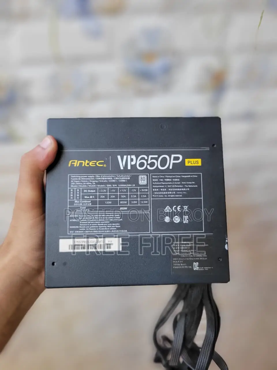 (Psu) Antec VP650 Plus 650W Non Modular Power Supply