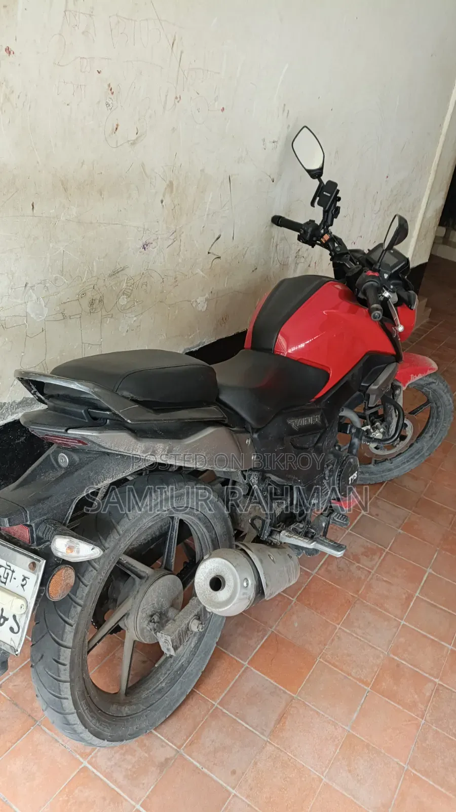 TVS Raider 125 2022 Red