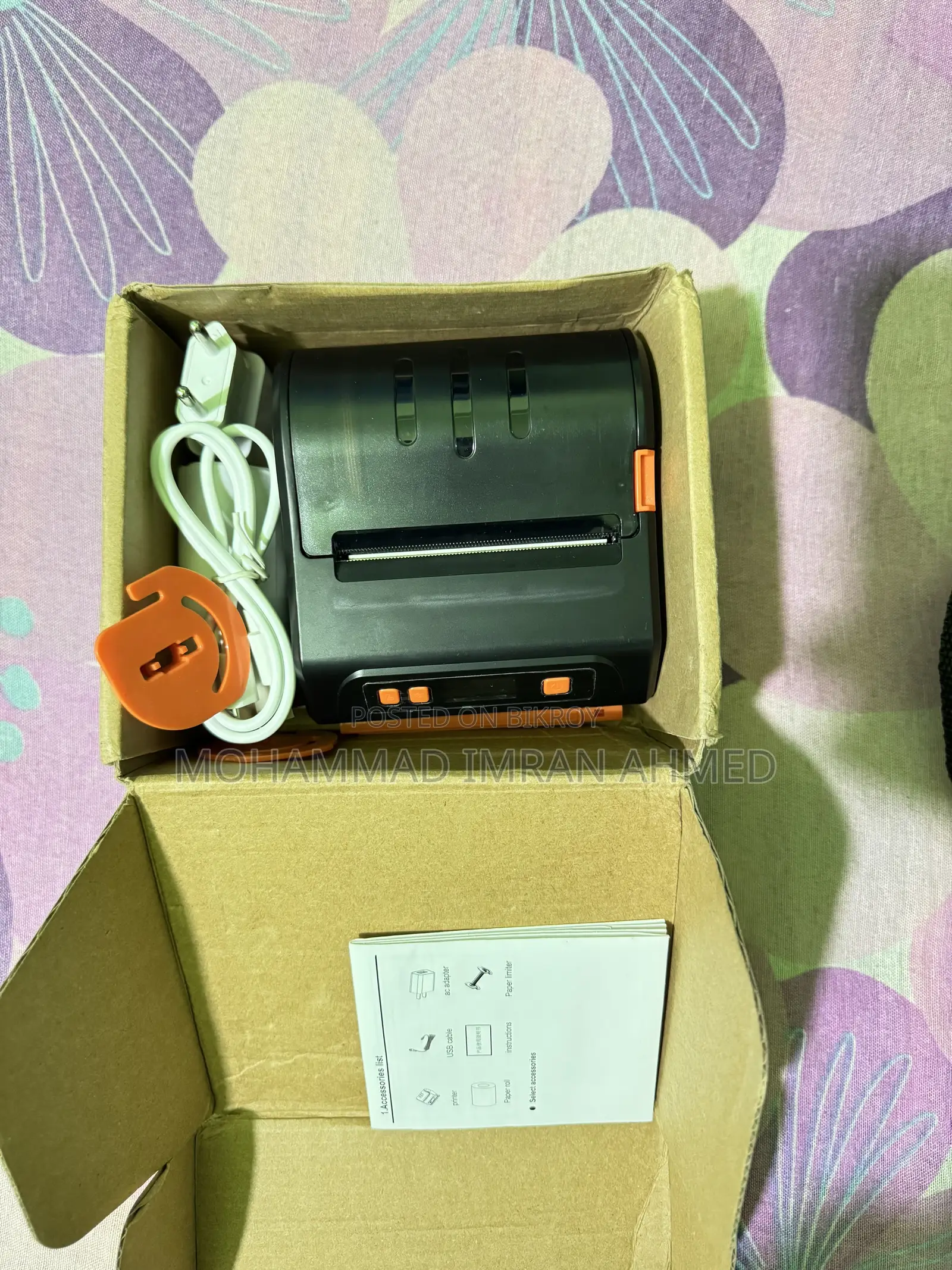 80mm Portable Thermal Printer