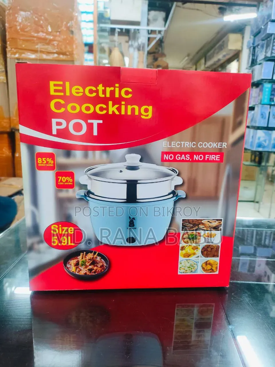 Runbaisen Cooking Pot/Cooker(fjghdy)5.9Liter