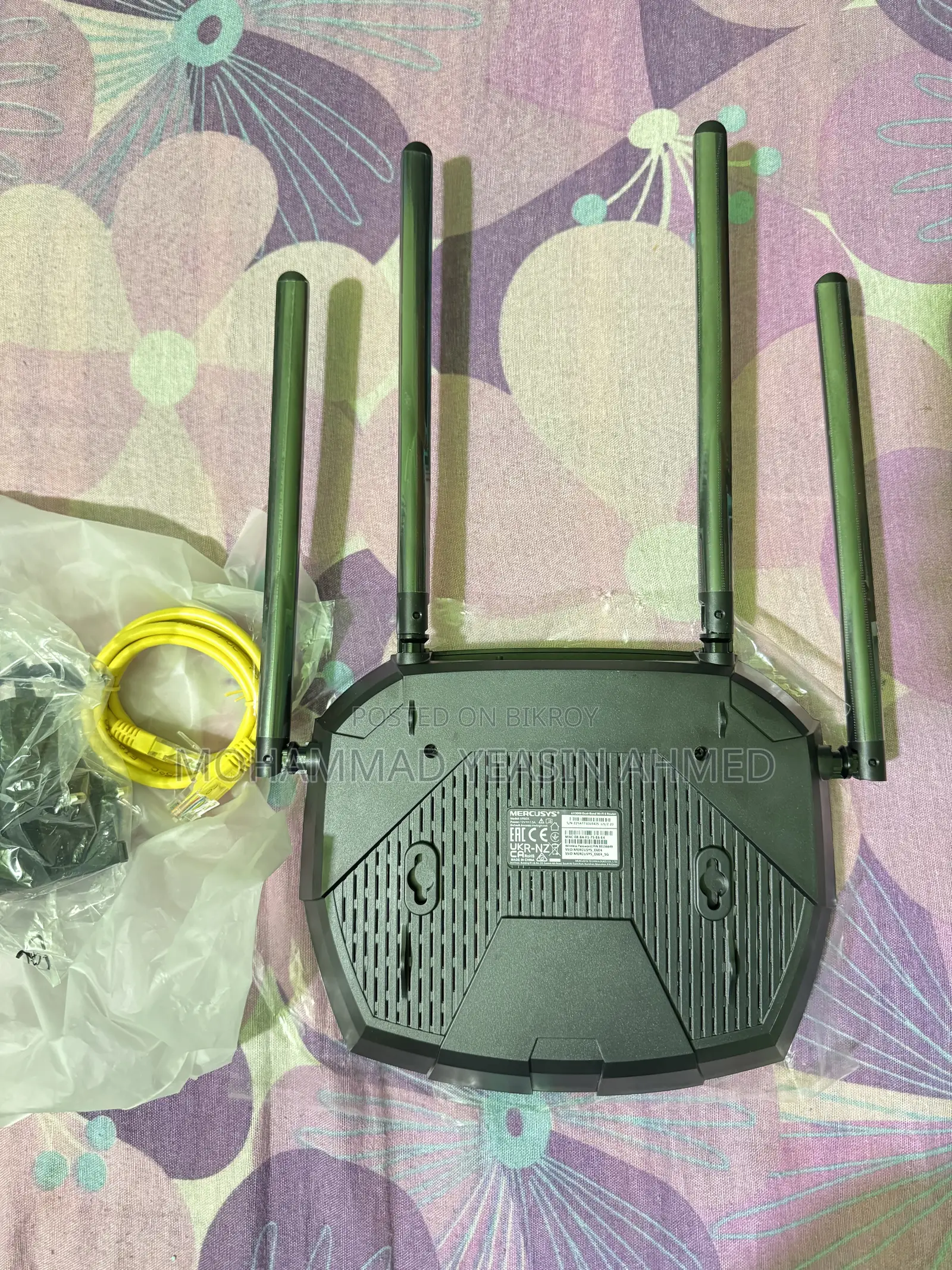 Mercusys MR80X AX3000 Dual Band Gigabit WiFi 6 Router