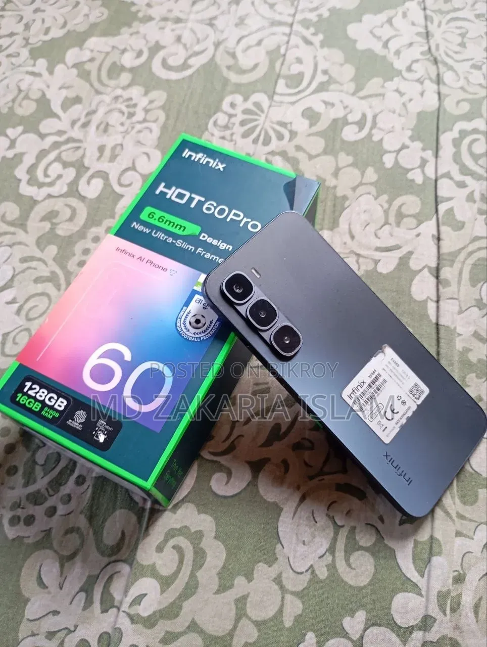 Infinix Hot 60 Pro 128 GB Black