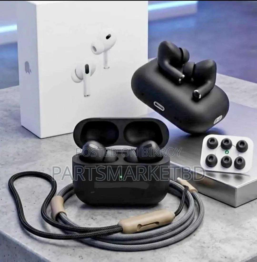 AirPods Pro 2 Black - Master Copy With H2 Chip ANC*