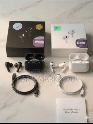 AirPods Pro 2 Black - Master Copy With H2 Chip ANC*