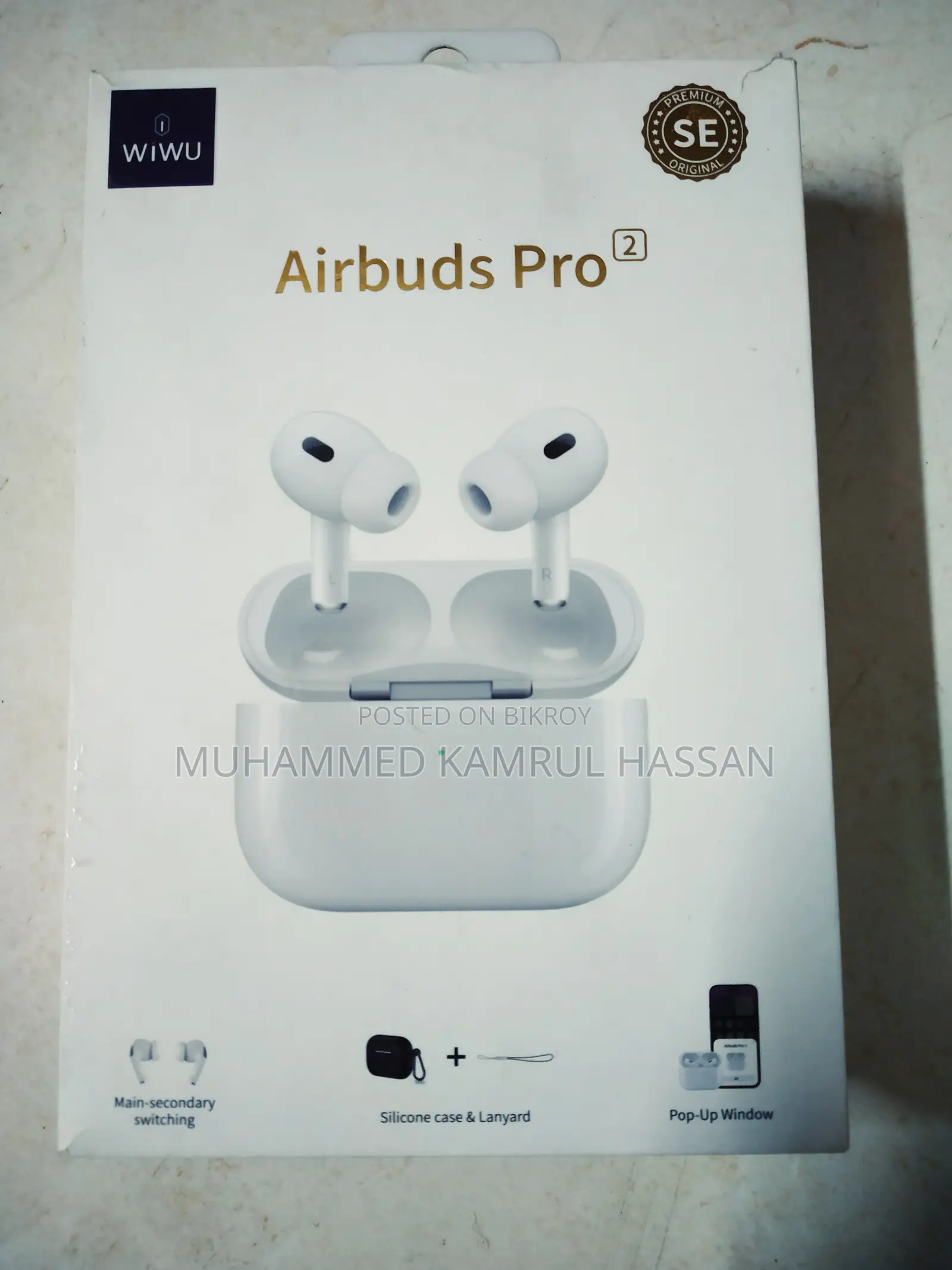 WIWU Airbuds Pro 2 SE + Spigen Armor Case