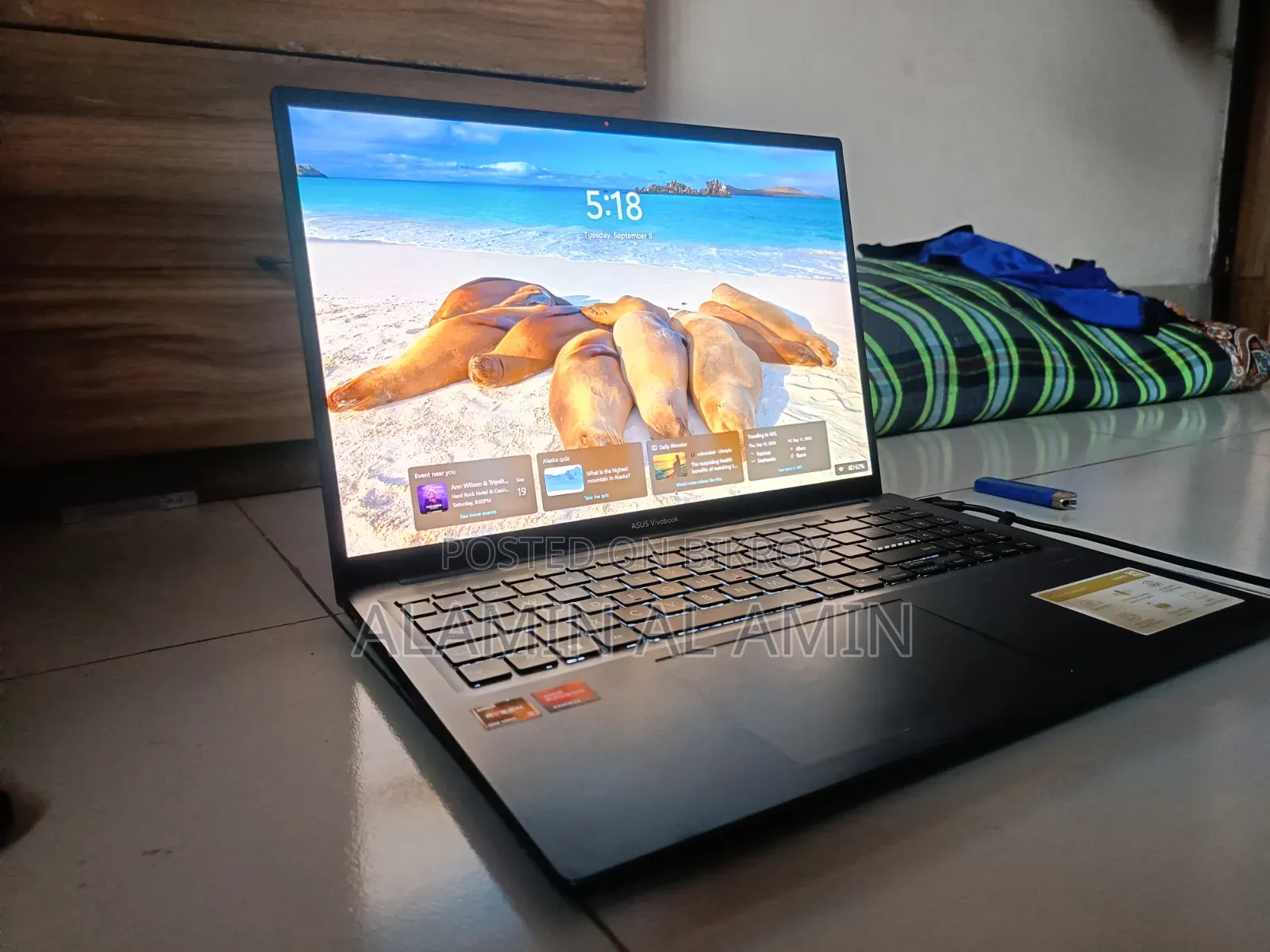 Laptop ASUS Vivobook 16x Oled 8gb Amd Ryzen 5 SSD 512gb