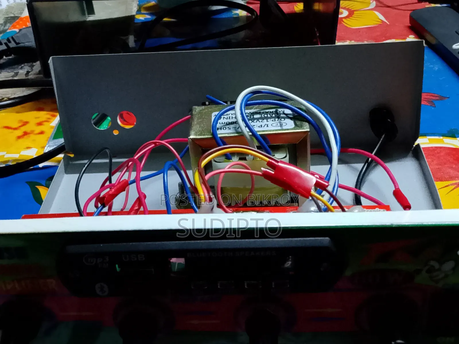 Mini Heavy Bass 60W Bluetooth Audio Amplifier / Sound System