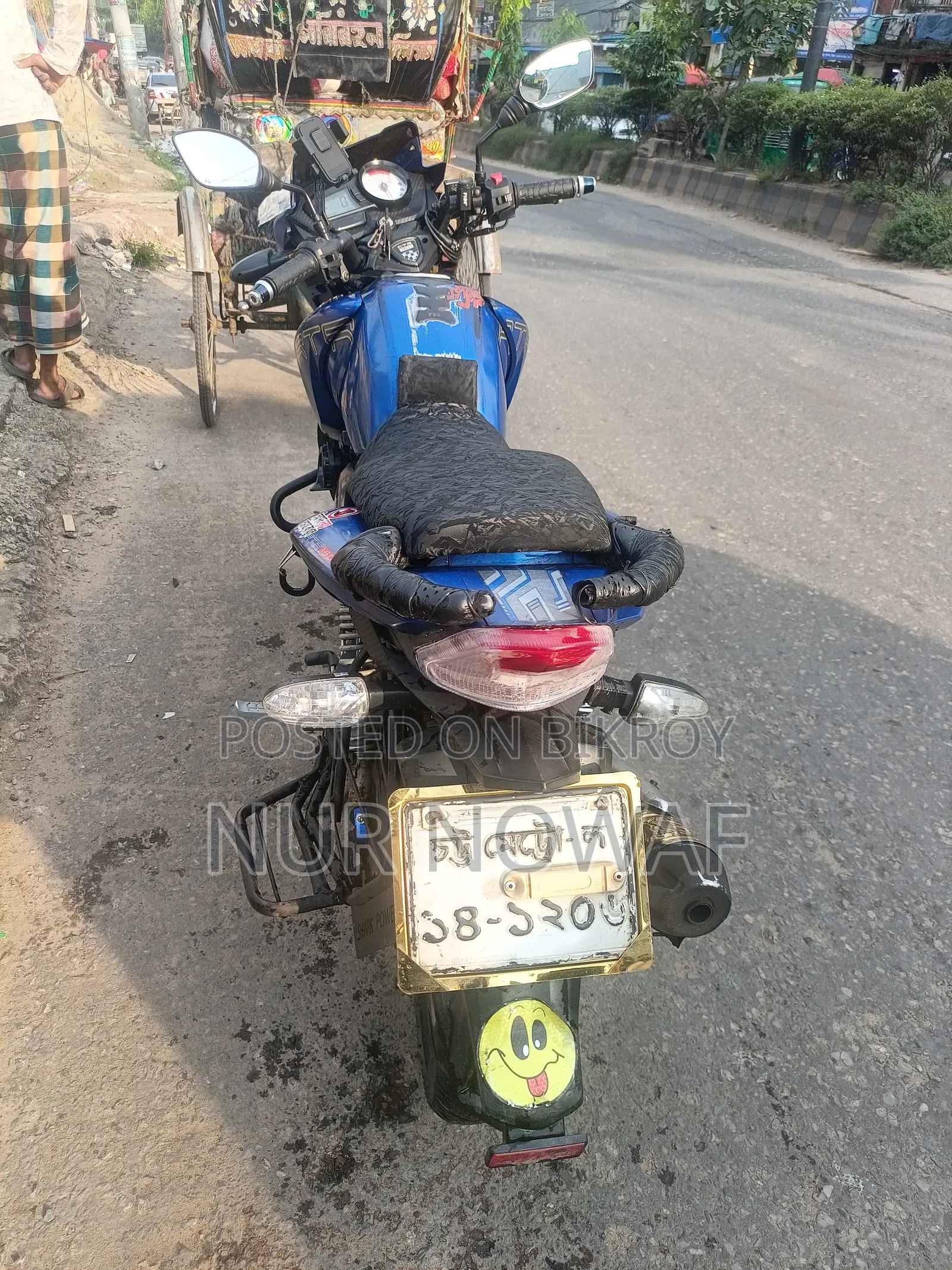 TVS Apache RTR 160 2V 2017 Blue