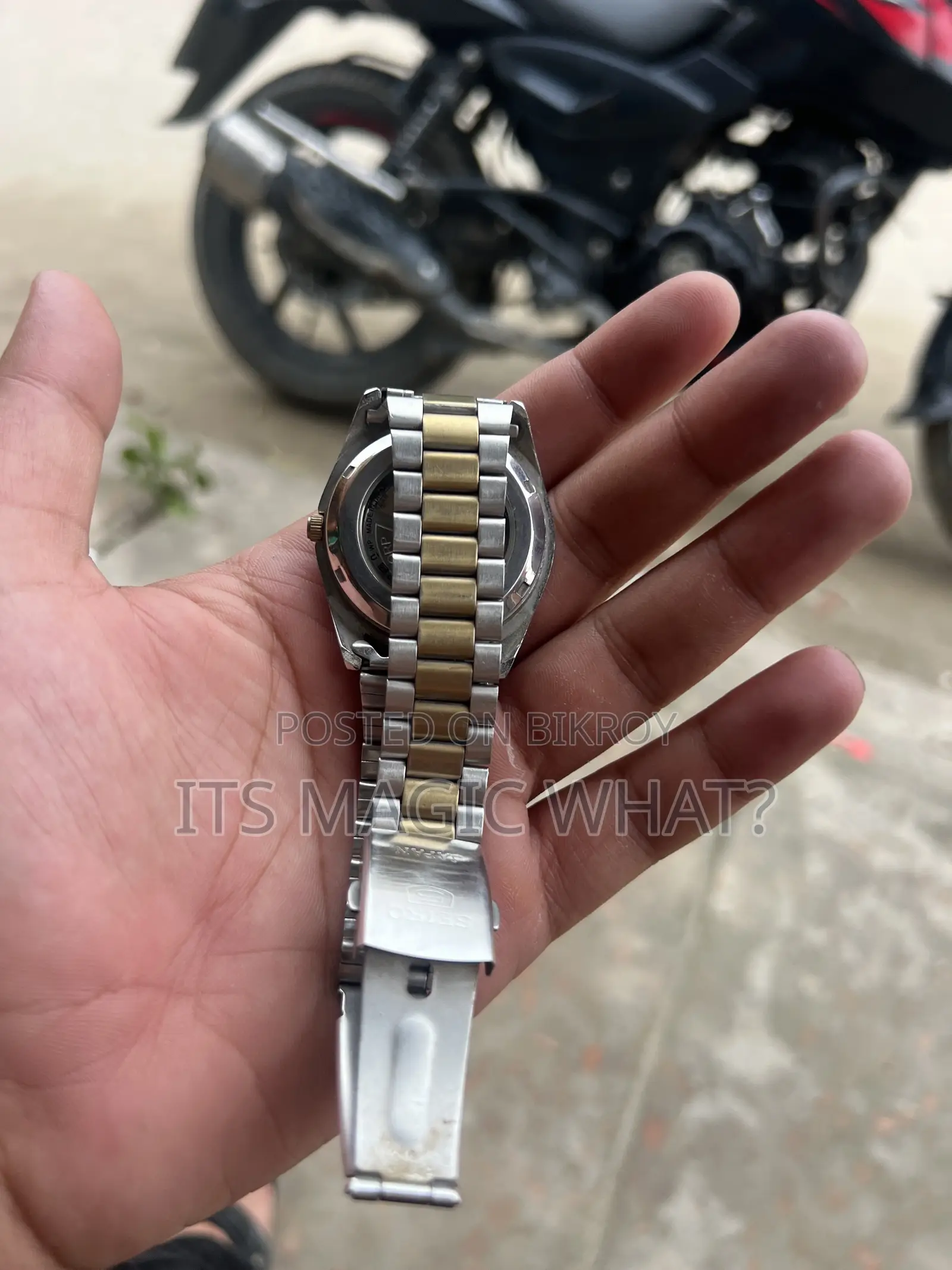 Seiko 5 Watch Stainless Steel 21 Jewels