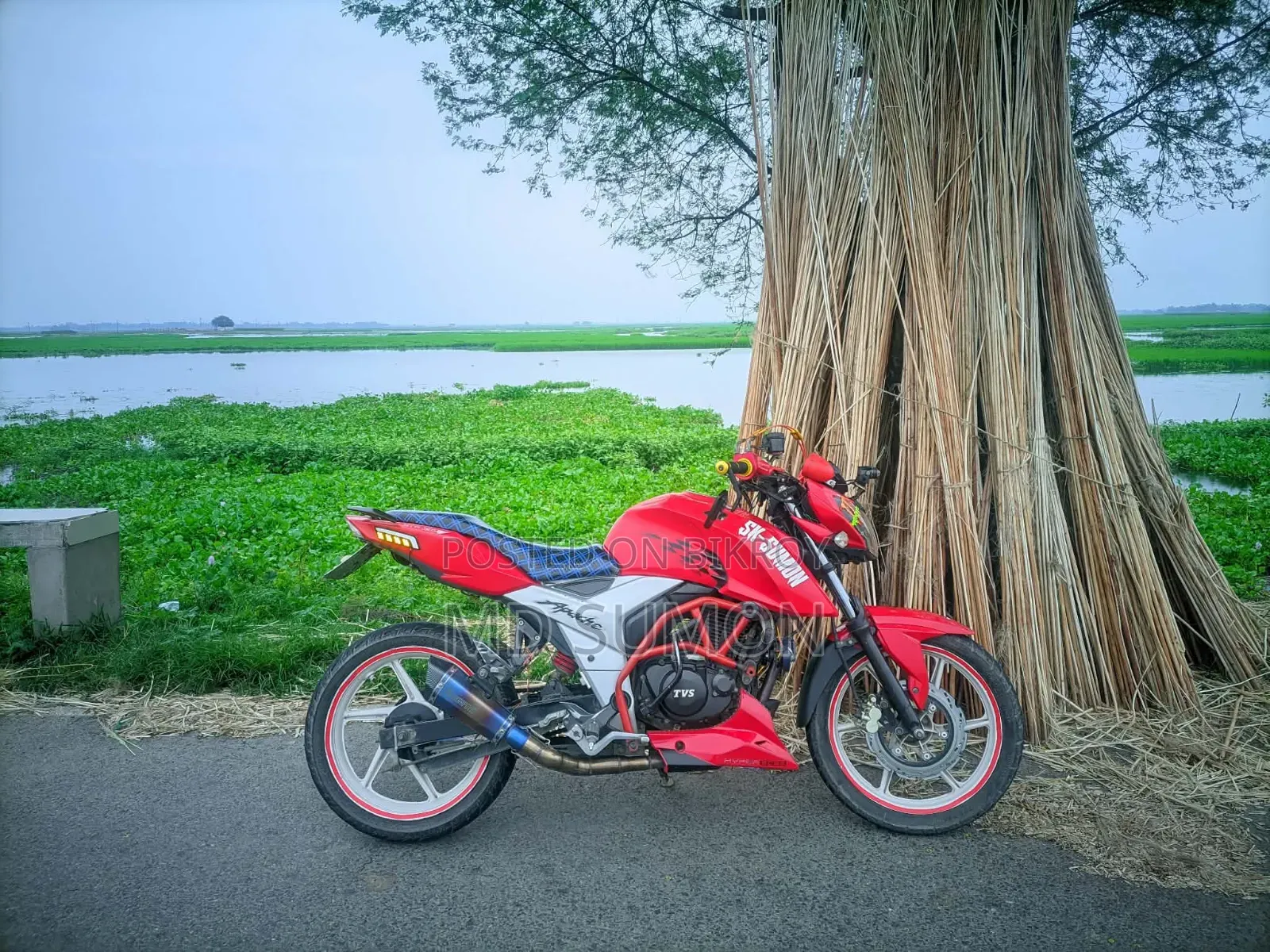 TVS Apache 160 4V 2021 Red